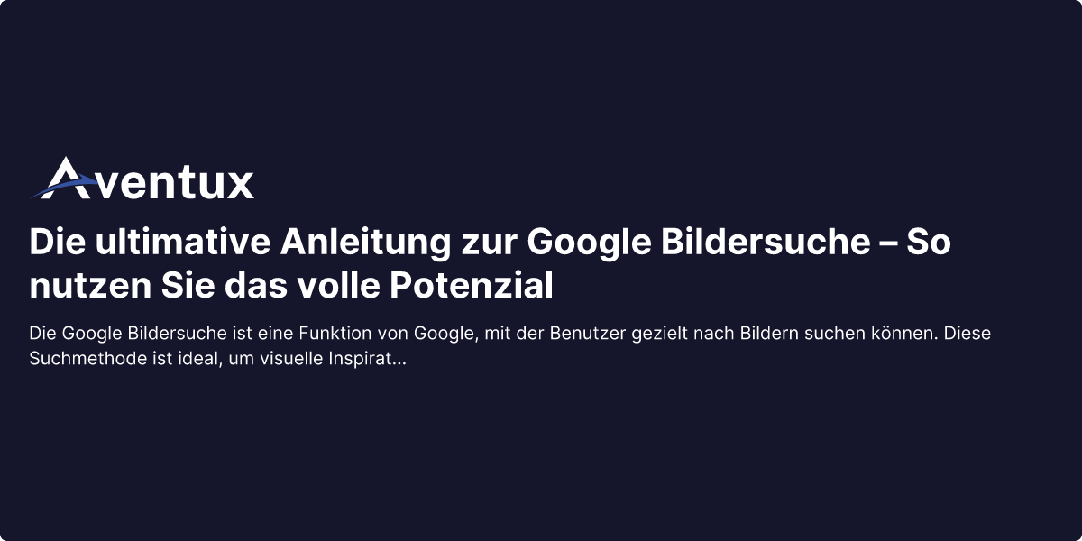 Die ultimative Anleitung zur Google Bildersuche - So nutzen Sie das ...