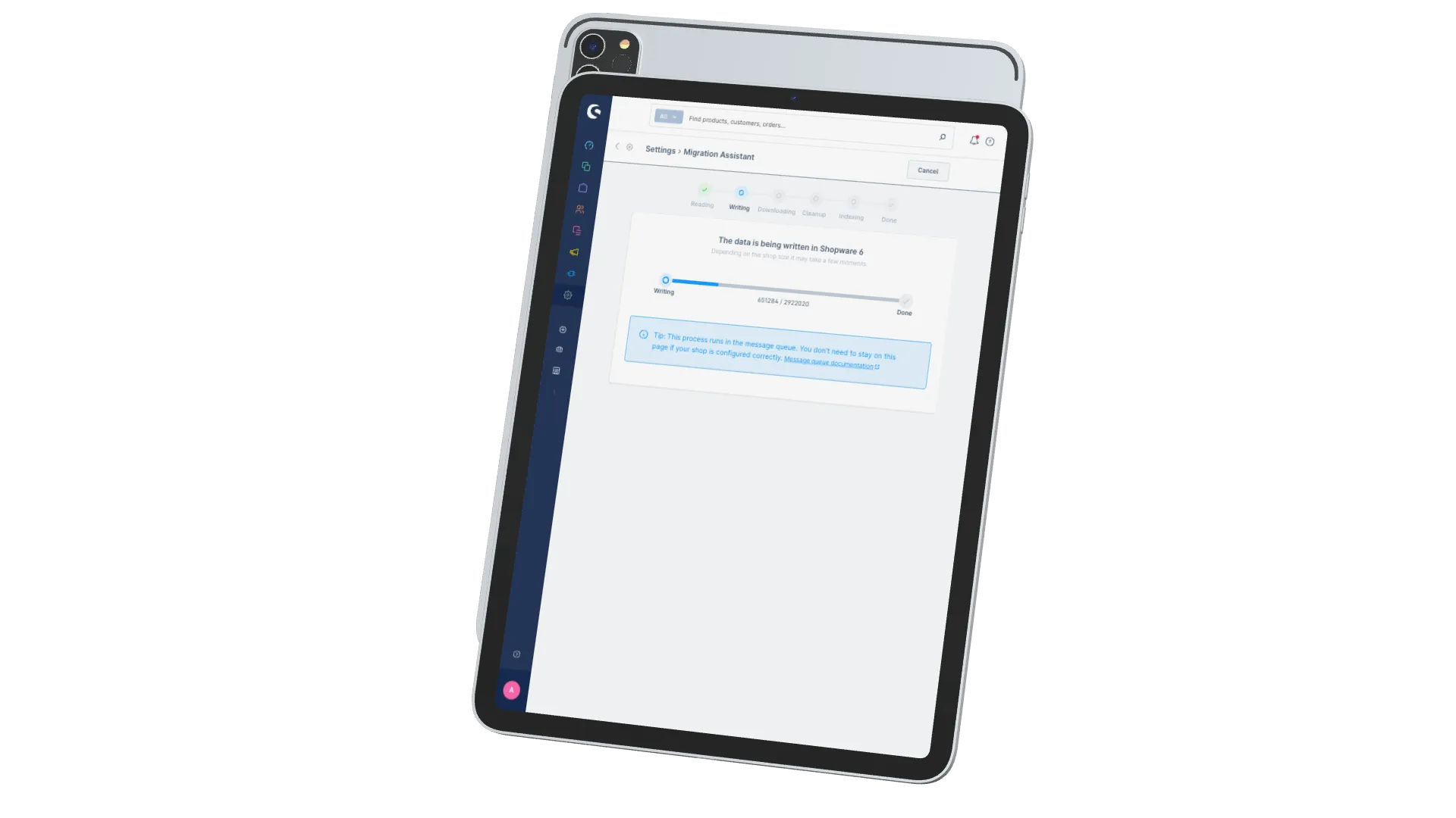 Shopware Migration Dashboard