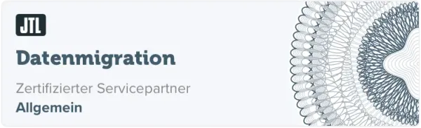 JTL Datenmigration, zertifiziert