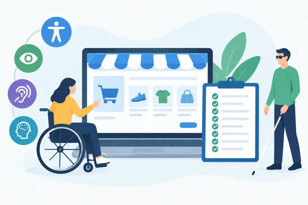 Checkliste Onlineshop Barrierefreiheit: 12 Punkte