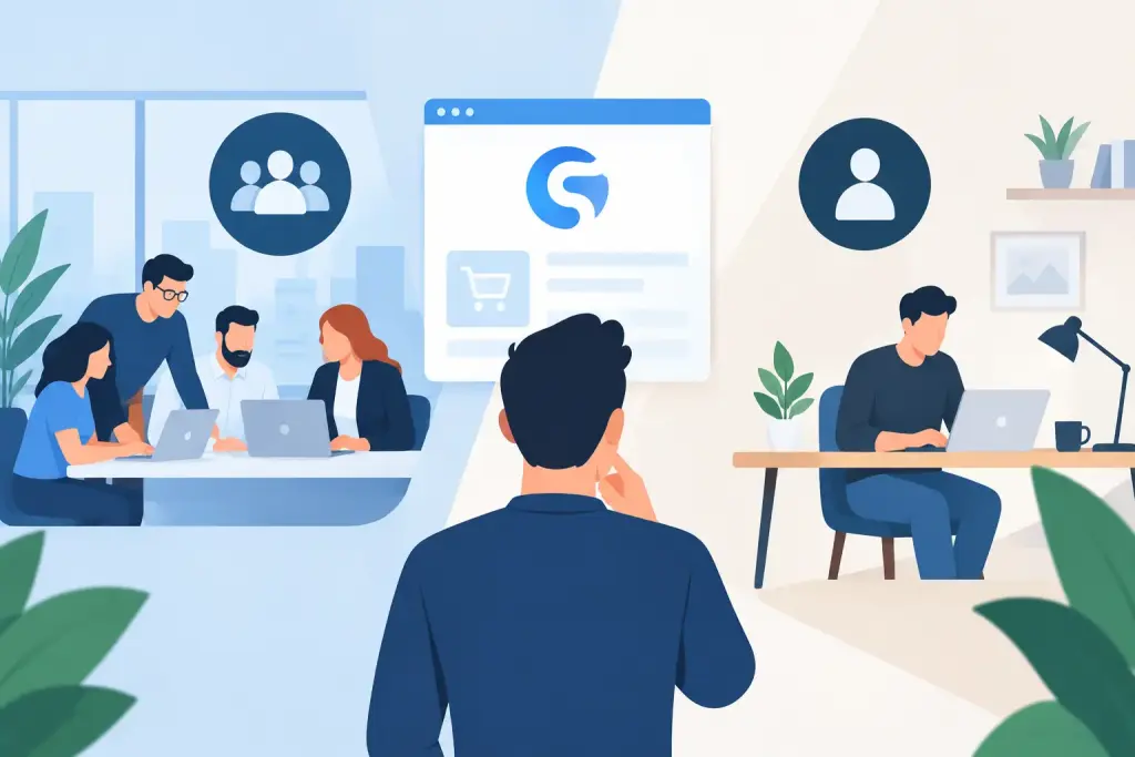 Shopware Agentur oder Freelancer: Was passt?